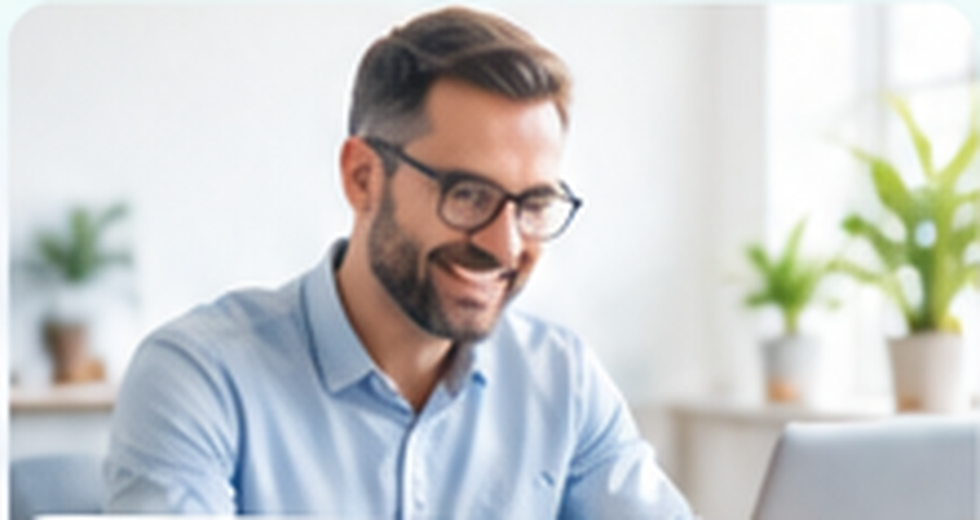 Indépendant travaillant sur son ordinateur